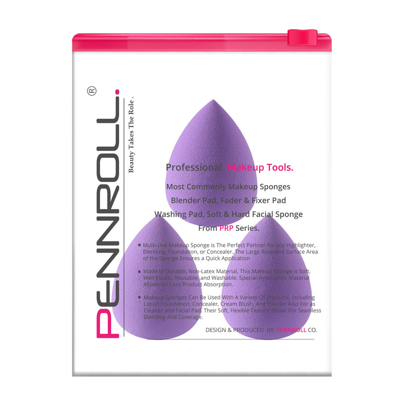 پد آرایشی پنرول مدل PRP Candy Puff Bag X3 بسته 3 عددی