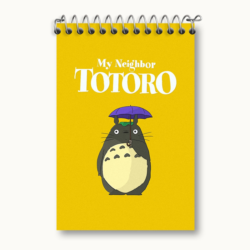 دفتر یادداشت 50 برگ خندالو مدل انیمه توتورو (Totoro) کد F560