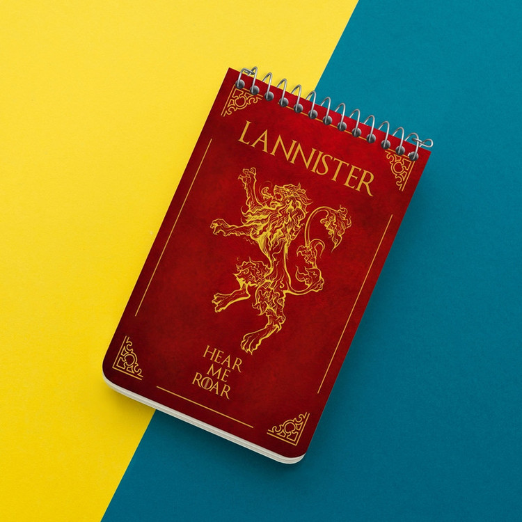 دفتر یادداشت 50 برگ خندالو طرح گیم آف ترونز (Game of Thrones) کد F4687