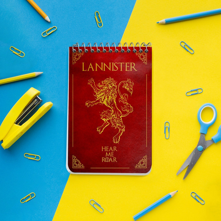 دفتر یادداشت 50 برگ خندالو طرح گیم آف ترونز (Game of Thrones) کد F4687
