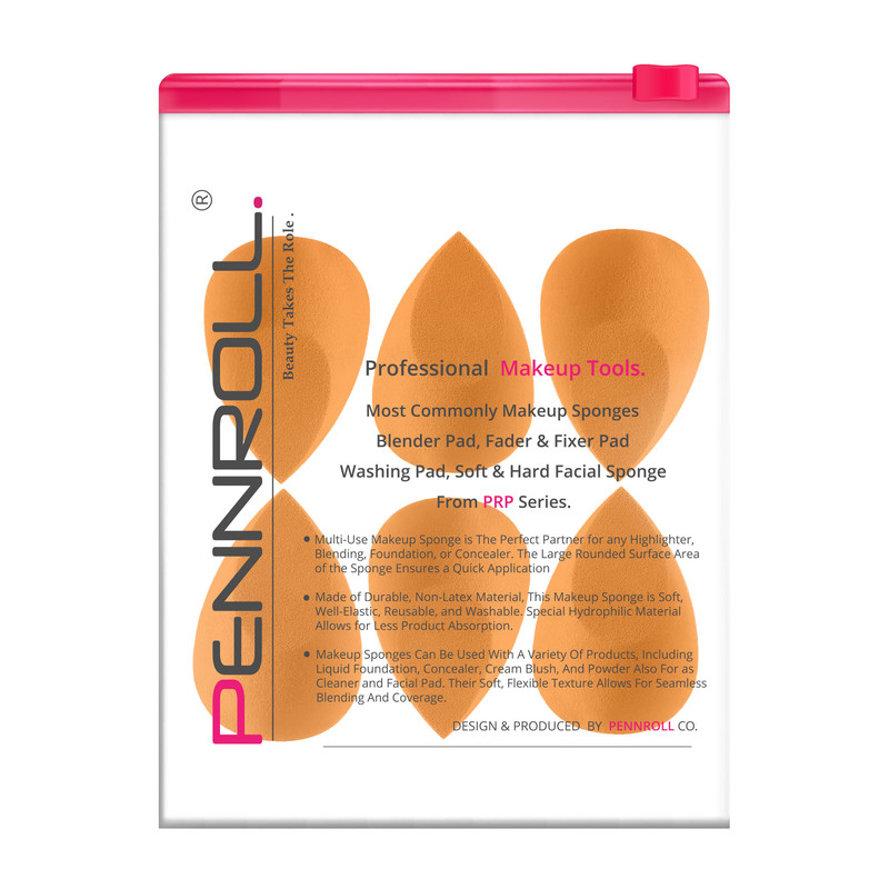 پدآرایشی پنرول مدل PRP Candy Puff TC Bag X6 بسته 6 عددی