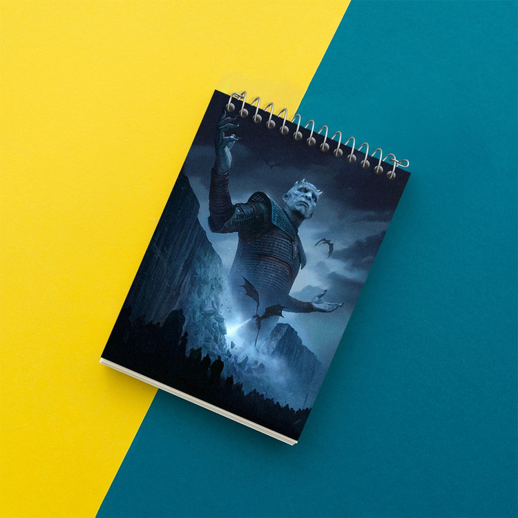 دفتر یادداشت 50 برگ خندالو مدل گیم اف ترونز (Game of Thrones) کد F50