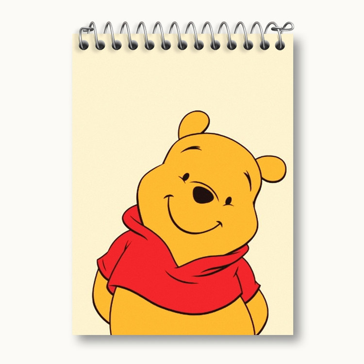 دفتر یادداشت 50 برگ خندالو مدل خرس پو Winnie The Pooh کد 1596