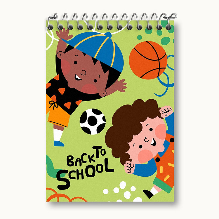 دفتر یادداشت 50 برگ خندالو مدل Back To School کد N713