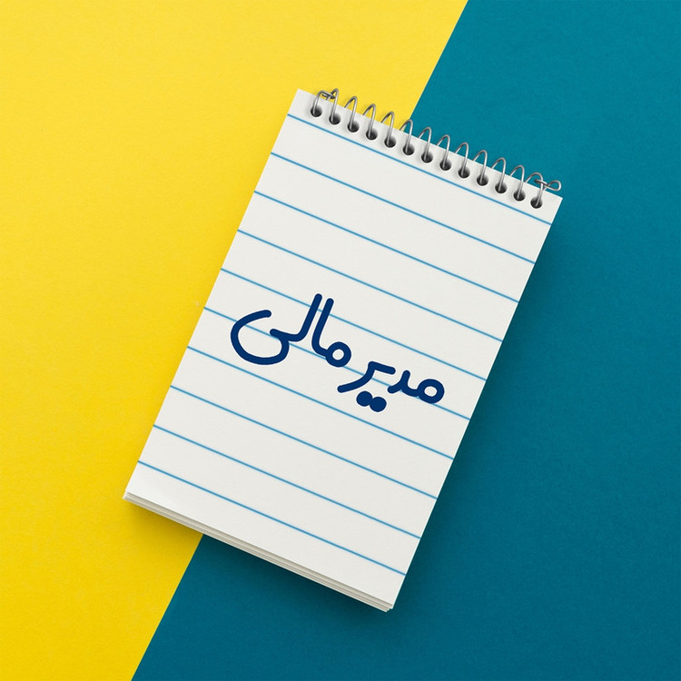 دفتر یادداشت 50 برگ خندالو مدل مدیر مالی کد 8158