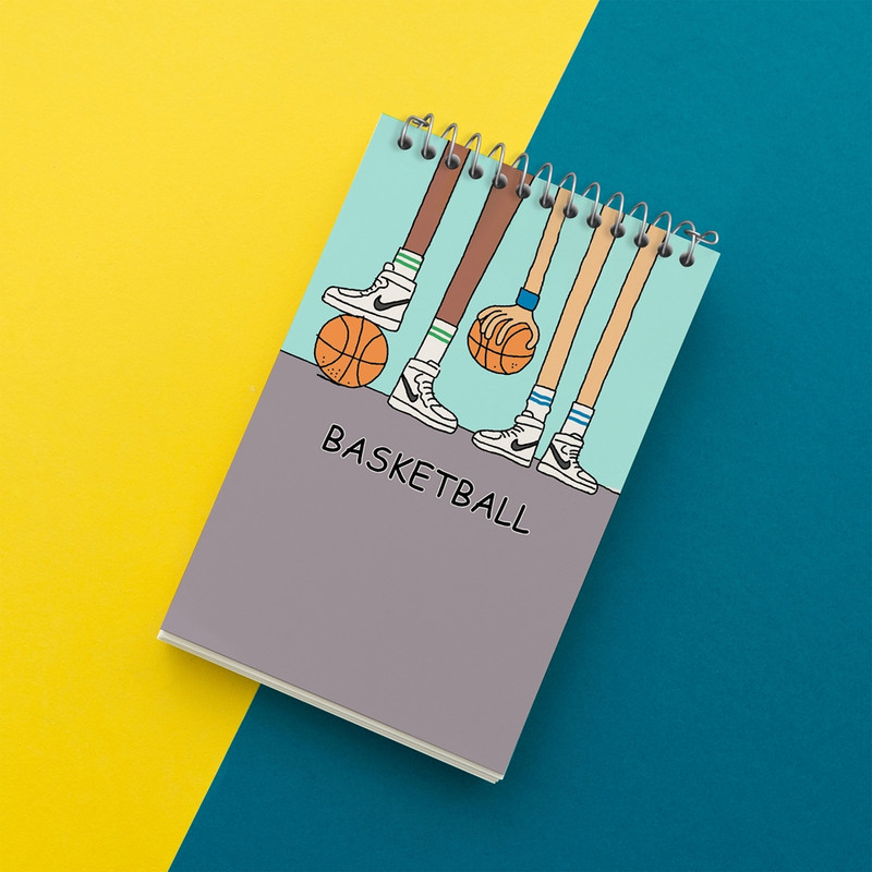 دفتر یادداشت 50 برگ خندالو مدل بسکتبال Basketball کد 26471