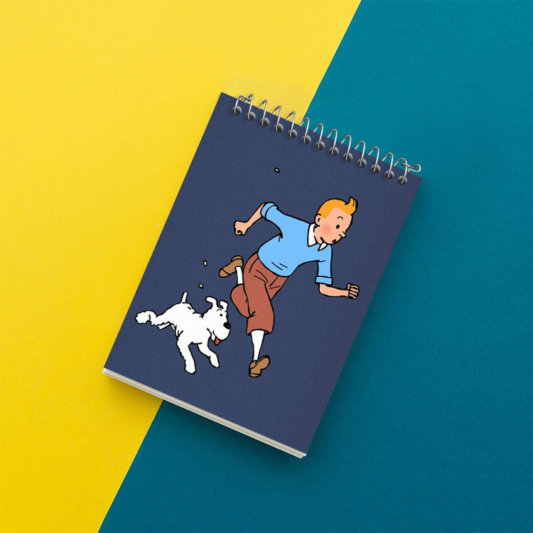 دفتر یادداشت 50 برگ خندالو مدل تن تن (Tintin) کد F964