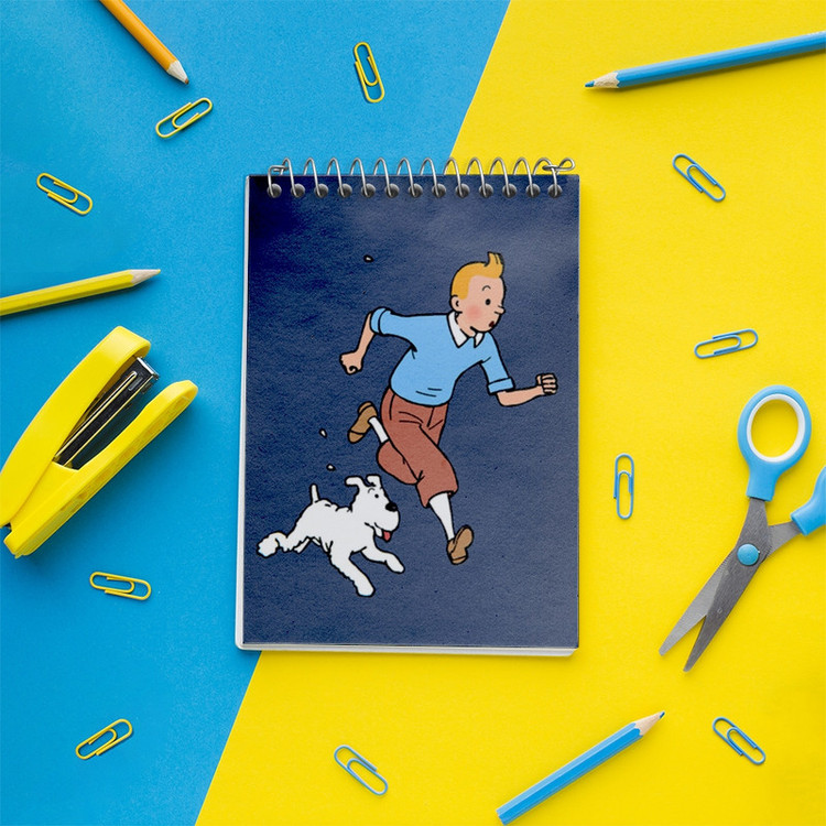 دفتر یادداشت 50 برگ خندالو مدل تن تن (Tintin) کد F964