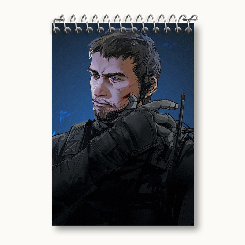 دفتر یادداشت 50 برگ خندالو مدل بازی رزیدنت اویل (Resident Evil) کد 31675