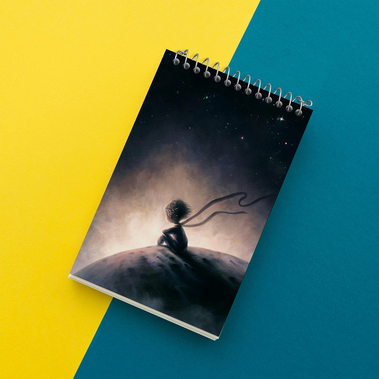 دفتر یادداشت 50 برگ خندالو مدل شازده کوچولو کد 25798