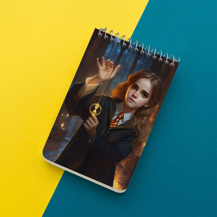 دفتر یادداشت 50 برگ خندالو طرح هرماینی هری پاتر (Harry Potter) کد F7212