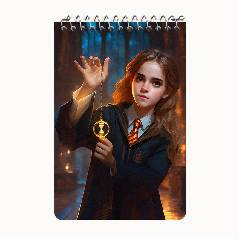 دفتر یادداشت 50 برگ خندالو طرح هرماینی هری پاتر (Harry Potter) کد F7212