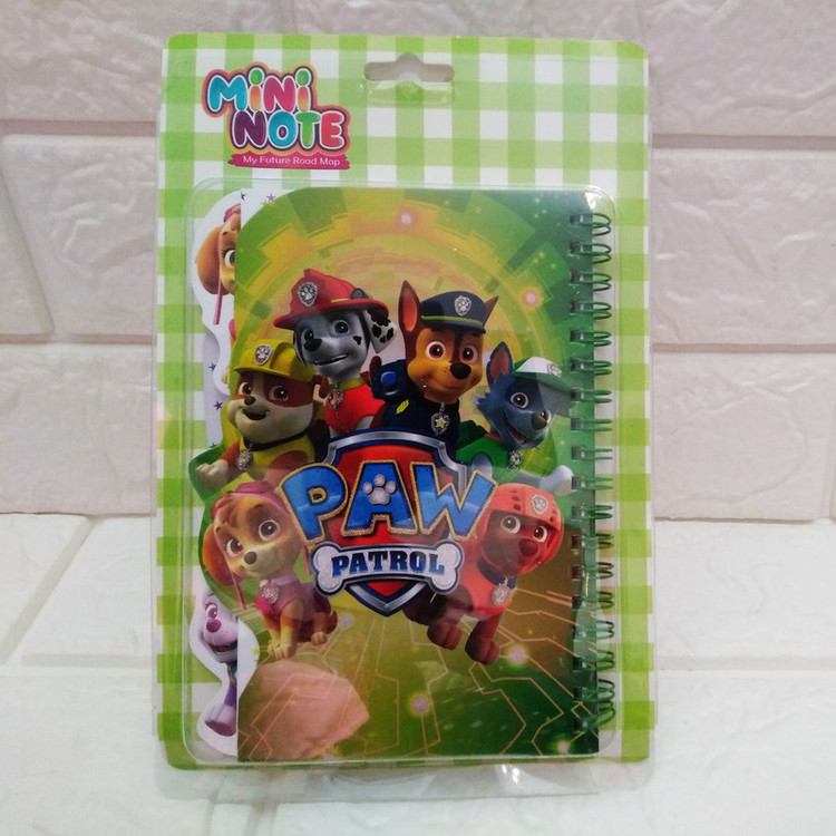 دفترچه یادداشت مینی نوت طرح paw patrol کد 06