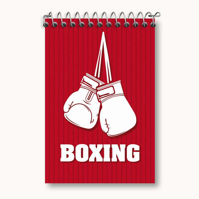 دفتر یادداشت 50 برگ خندالو مدل بوکس (Boxing) کد F1465