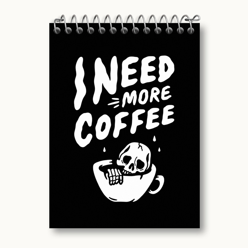 دفتر یادداشت 50 برگ خندالو مدل قهوه Coffee کد 21994
