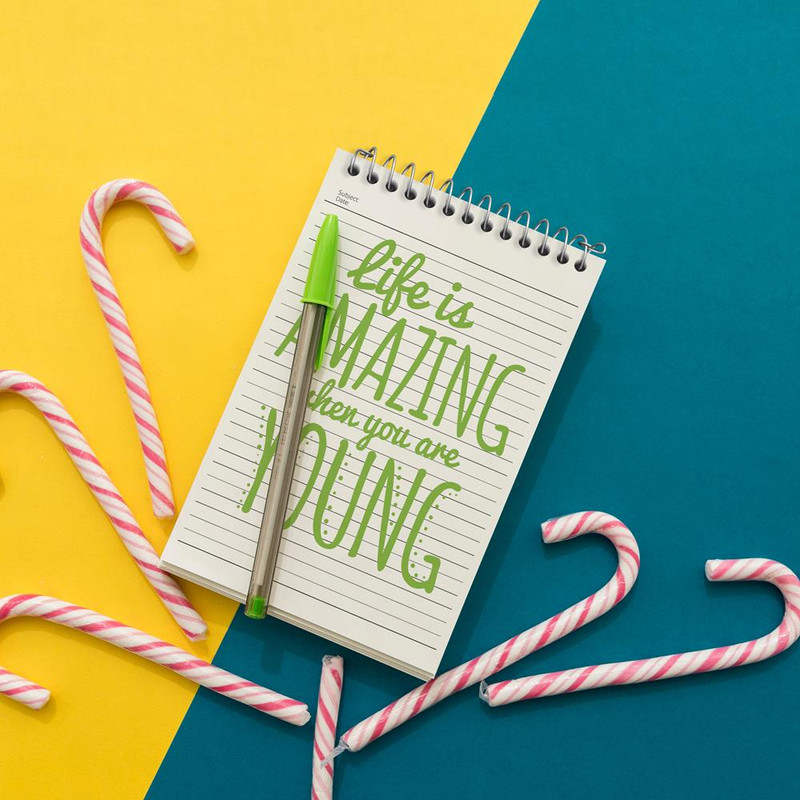 دفتر یادداشت 50 برگ خندالو مدل دانشجوی حسابداری کد 5846
