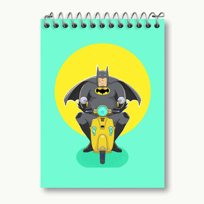 دفتر یادداشت 50 برگ خندالو مدل بتمن Batman کد 25821