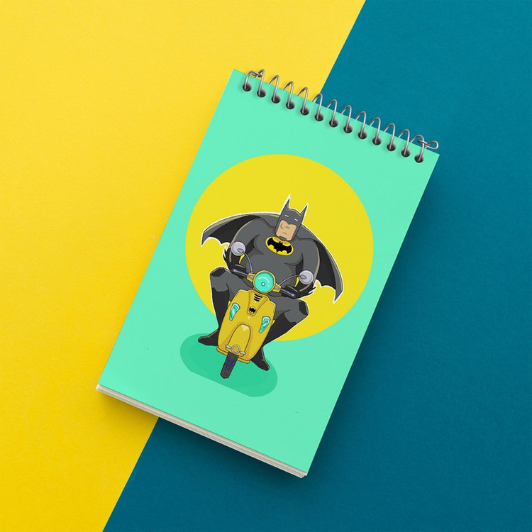 دفتر یادداشت 50 برگ خندالو مدل بتمن Batman کد 25821