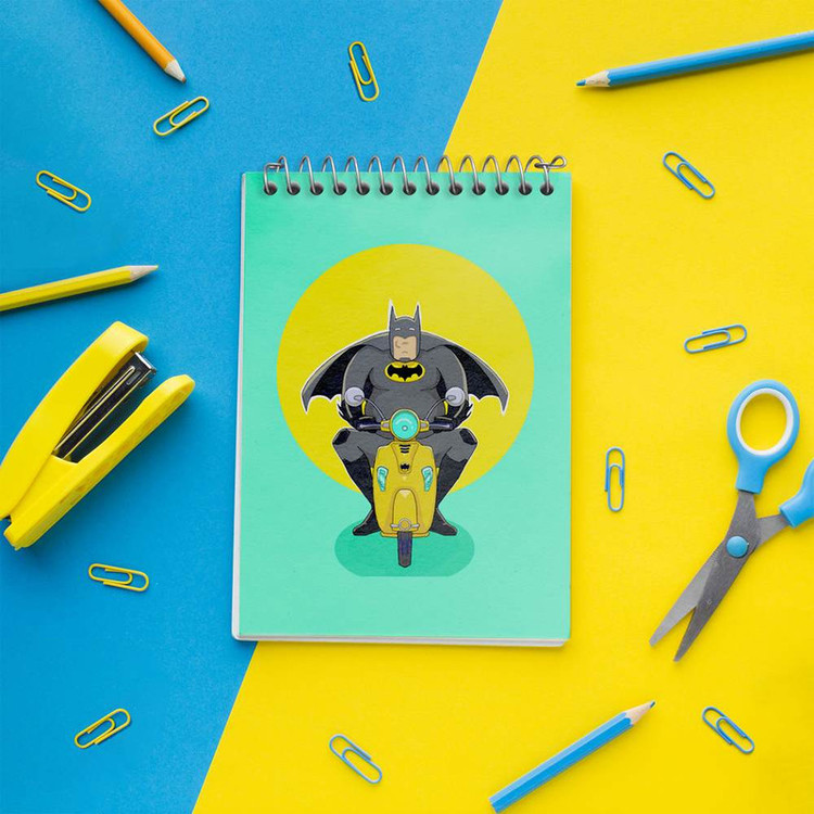 دفتر یادداشت 50 برگ خندالو مدل بتمن Batman کد 25821
