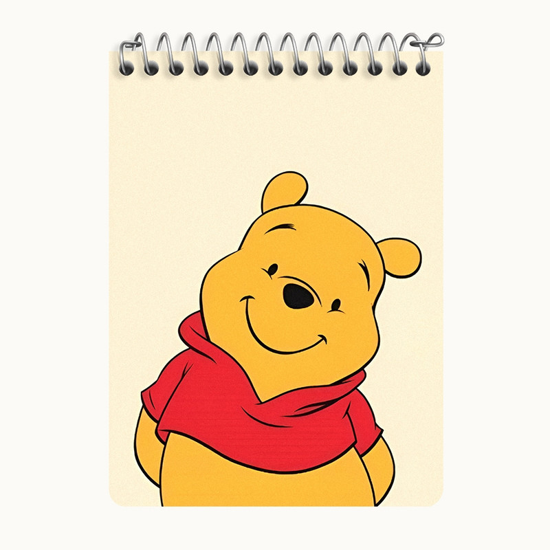 دفتر یادداشت 50 برگ خندالو طرح وینی پو (Winnie the Pooh) کد N6393