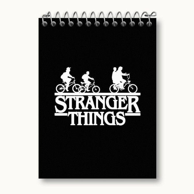 دفتر یادداشت 50 برگ خندالو مدل سریال استرنجر تینگز Stranger Things کد 19345