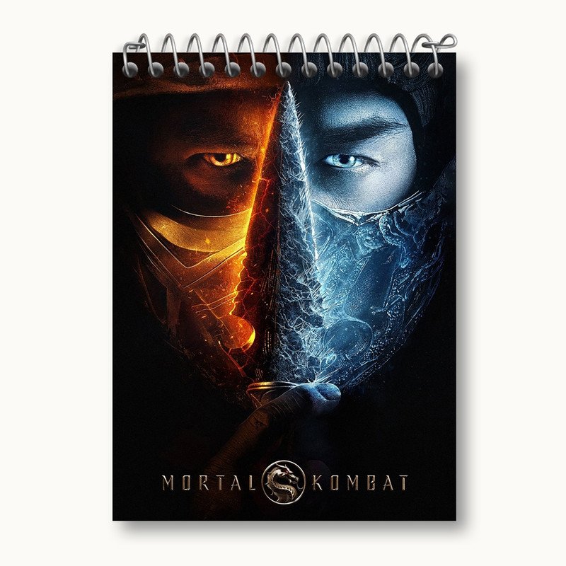 دفتر یادداشت 50 برگ خندالو مدل بازی مورتال کمبت Mortal Kombat کد 29791