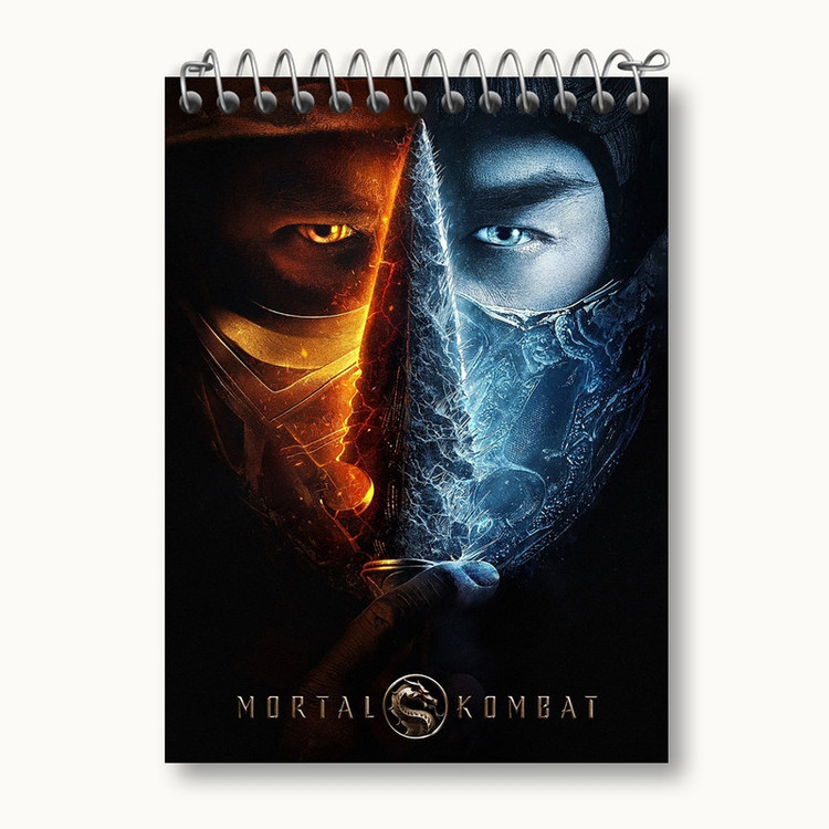 دفتر یادداشت 50 برگ خندالو مدل بازی مورتال کمبت Mortal Kombat کد 29791