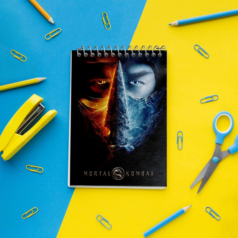 دفتر یادداشت 50 برگ خندالو مدل بازی مورتال کمبت Mortal Kombat کد 29791