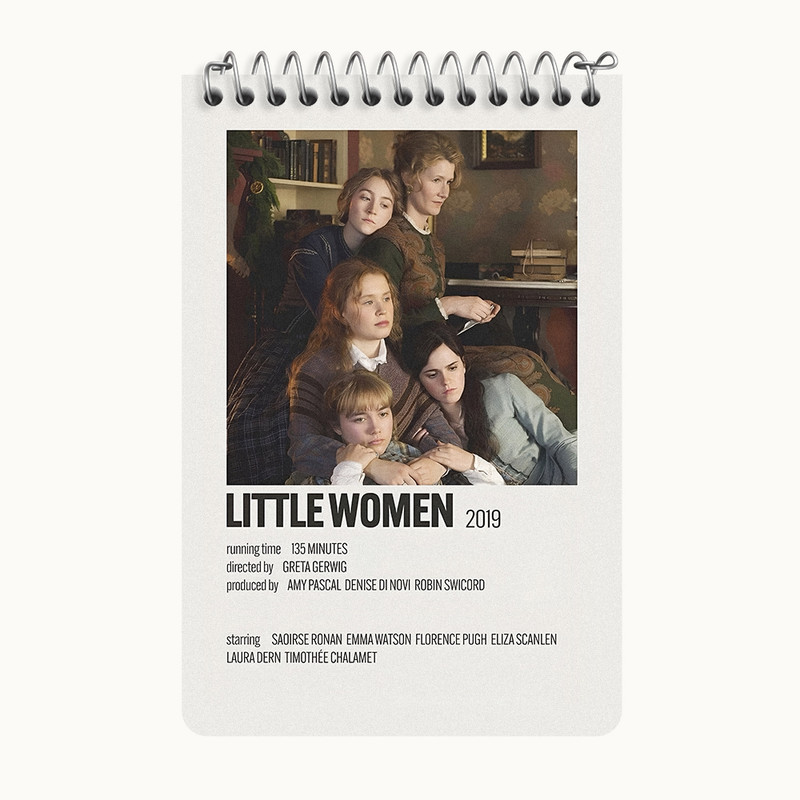 دفتر یادداشت 50 برگ خندالو طرح زنان کوچک (Little Women) کد F13289