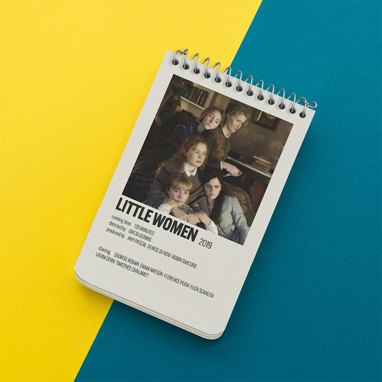 دفتر یادداشت 50 برگ خندالو طرح زنان کوچک (Little Women) کد F13289