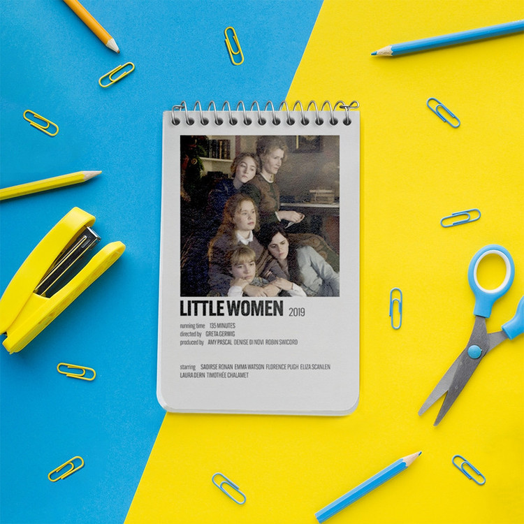 دفتر یادداشت 50 برگ خندالو طرح زنان کوچک (Little Women) کد F13289