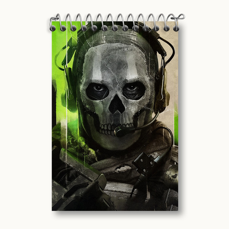 دفتر یادداشت 50 برگ خندالو مدل کال اف دیوتی (Call of duty) کد F300