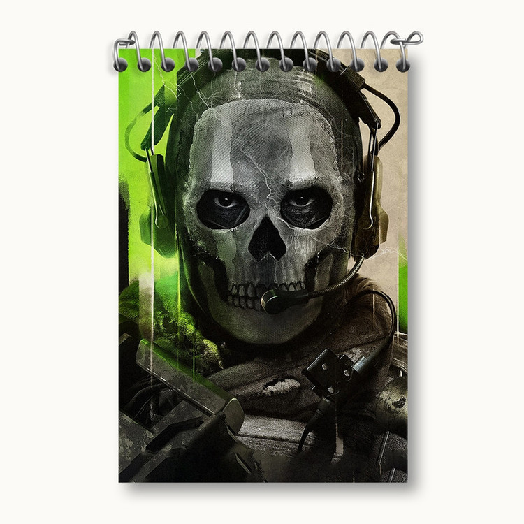 دفتر یادداشت 50 برگ خندالو مدل کال اف دیوتی (Call of duty) کد F300