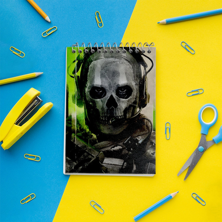 دفتر یادداشت 50 برگ خندالو مدل کال اف دیوتی (Call of duty) کد F300