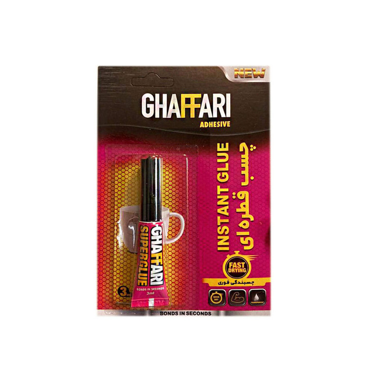 چسب قطره ای غفاری مدل SUPER بسته 2 عددی