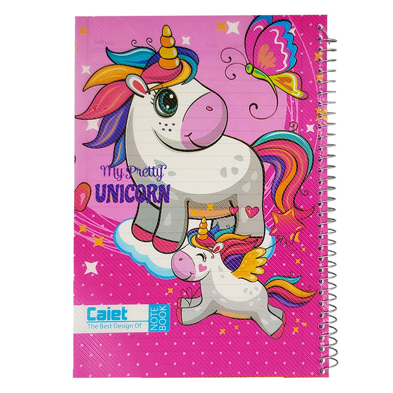 دفتر مشق 100 برگ کایت مدل unicorn