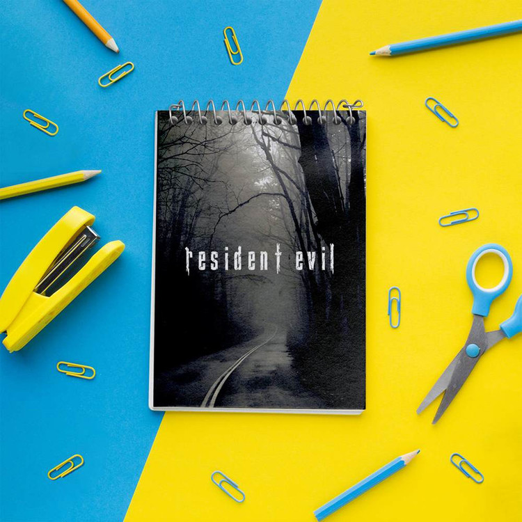 دفتر یادداشت 50 برگ خندالو مدل بازی رزیدنت اویل Resident Evil کد 28651