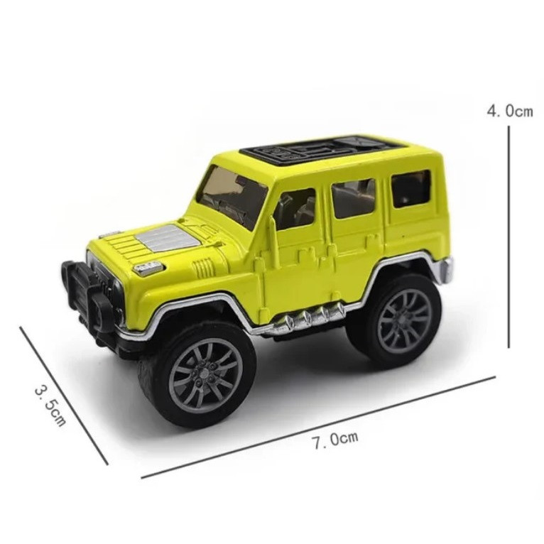ماشین بازی مدل آفرود عقبکش فلزی کد DIE-CAST-TRB