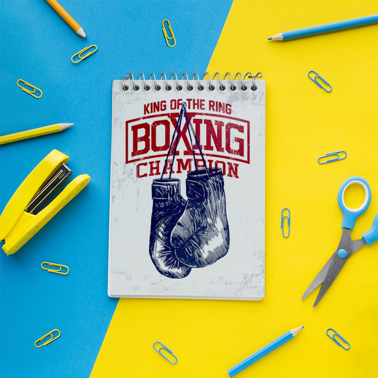 دفتر یادداشت 50 برگ خندالو مدل بوکس (Boxing) کد F2530