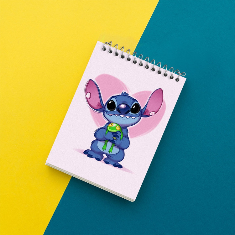 دفتر یادداشت 50 برگ خندالو مدل استیچ (Stitch) کد 37202