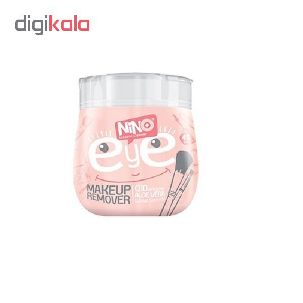دستمال مرطوب پاک کننده چشم نینو بسته 45 عددی
