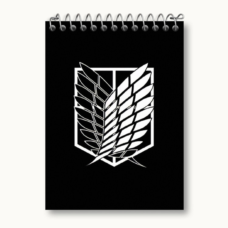 دفتر یادداشت 50 برگ خندالو مدل انیمه اتک آن تایتان Attack on Titan کد 4851
