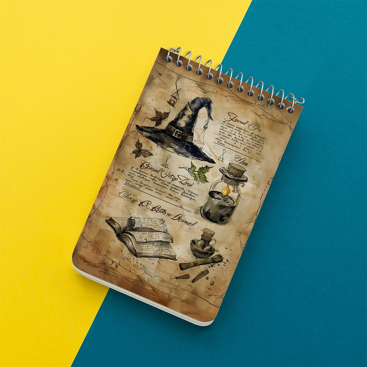 دفتر یادداشت 50 برگ خندالو طرح هری پاتر (Harry Potter) کد F10556