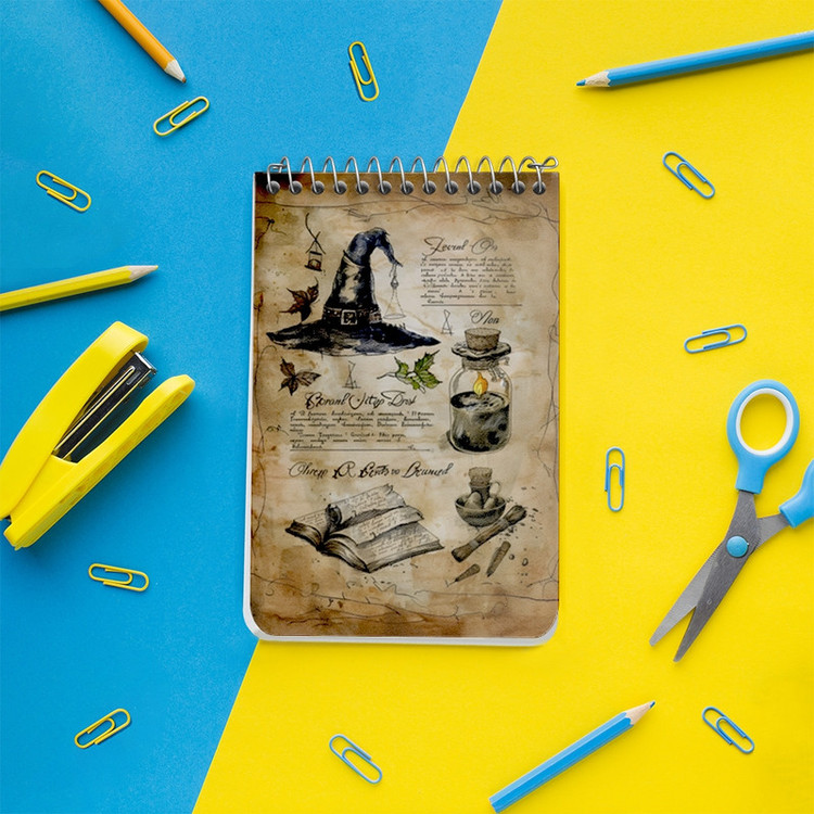 دفتر یادداشت 50 برگ خندالو طرح هری پاتر (Harry Potter) کد F10556