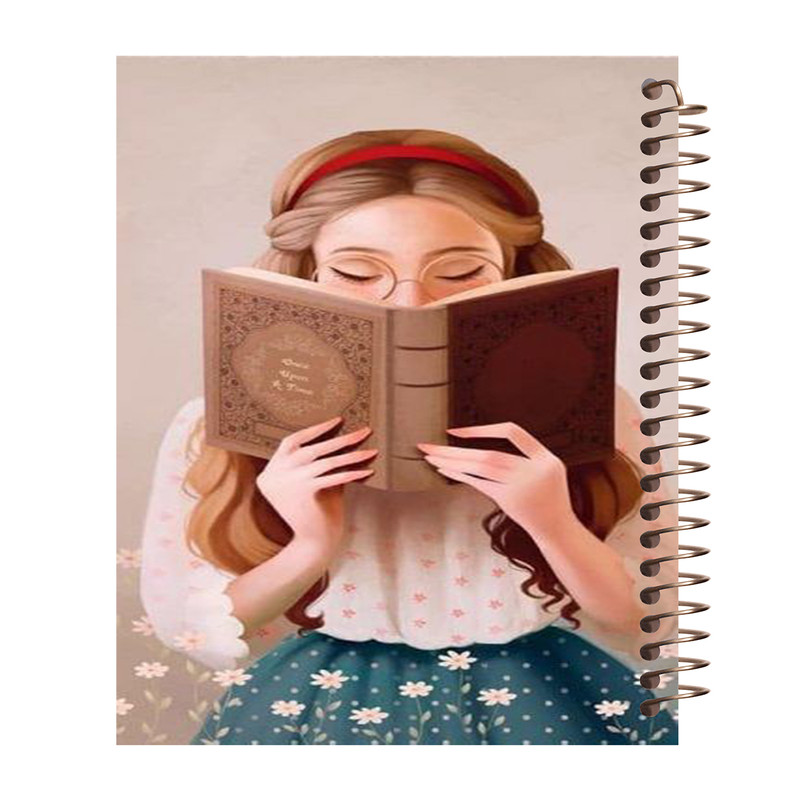 دفتر نقاشی طرح دختر کد B211