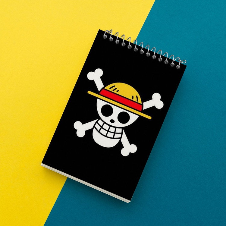 دفتر یادداشت 50 برگ خندالو مدل انیمه وان پیس One Piece کد 10540