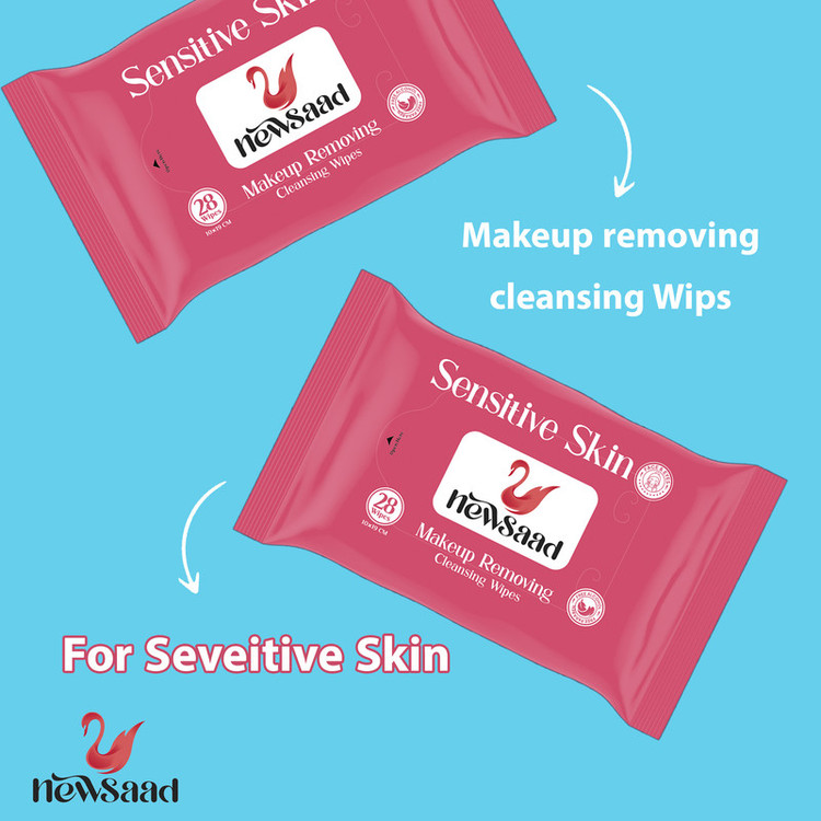 دستمال مرطوب نیوساد مدل Sensitive-W3 سه بسته 28 عددی