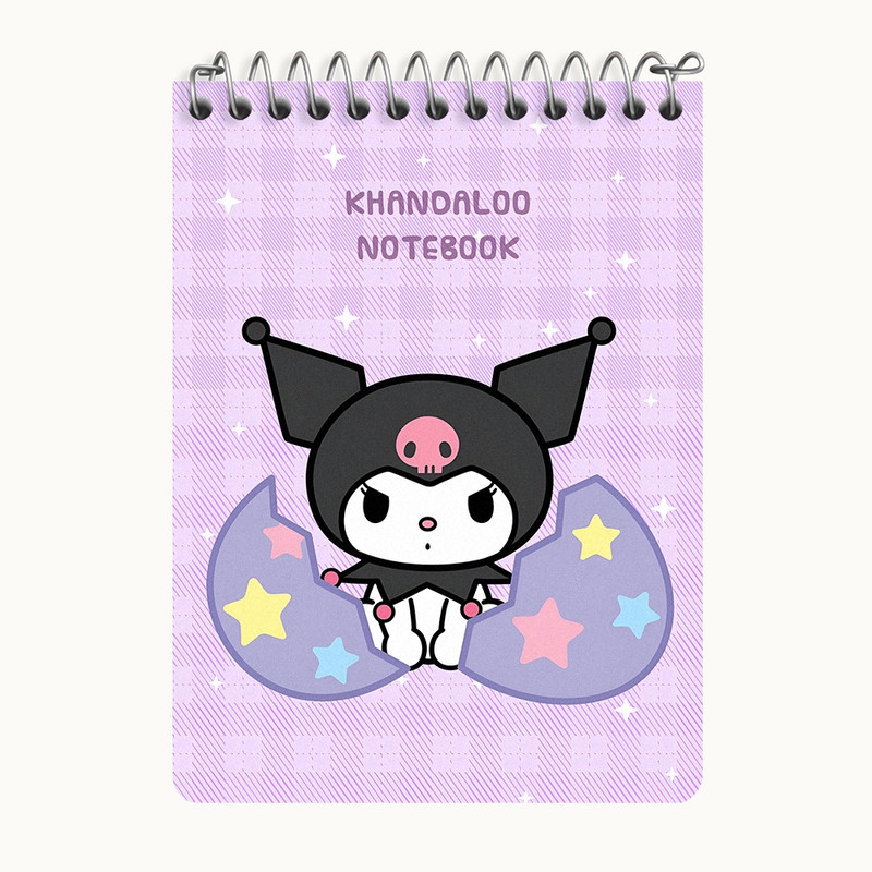 دفتر یادداشت 50 برگ خندالو طرح کرومی (Kuromi) کد N9050