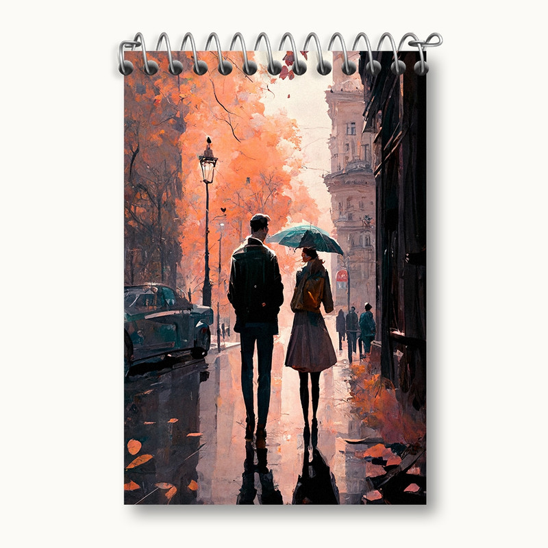 دفتر یادداشت 50 برگ خندالو مدل عاشقانه (Love) کد F709
