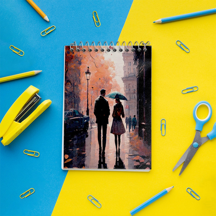 دفتر یادداشت 50 برگ خندالو مدل عاشقانه (Love) کد F709